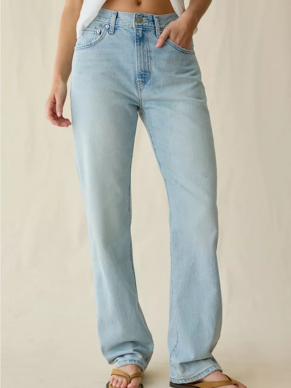 Levi's Light Blue High-Rise Straight Jeans NWOT SIZE 27